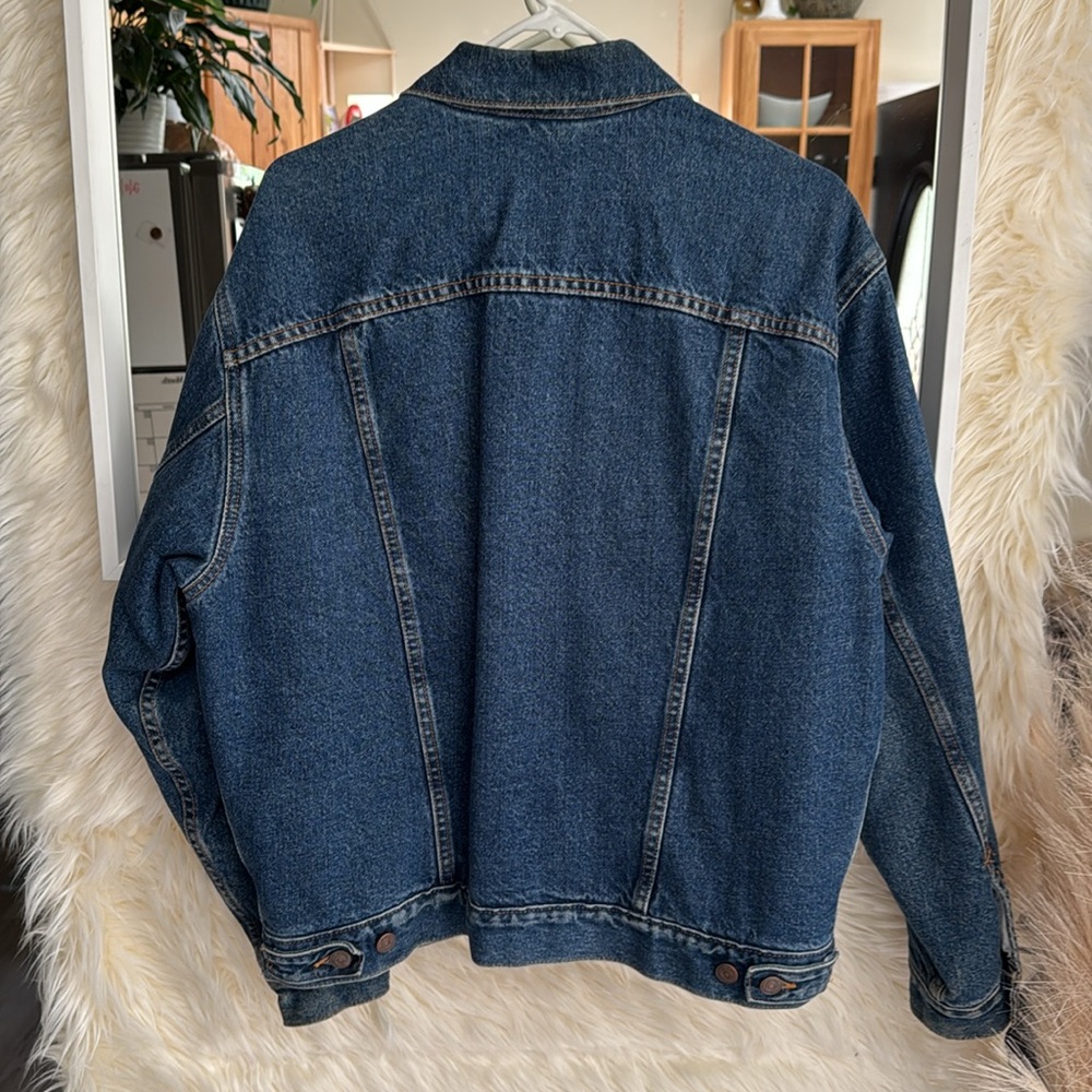 Vintage 1999 Levi’s Pile Lined Denim Trucker Jacket Small | - Picture 4 of 5
